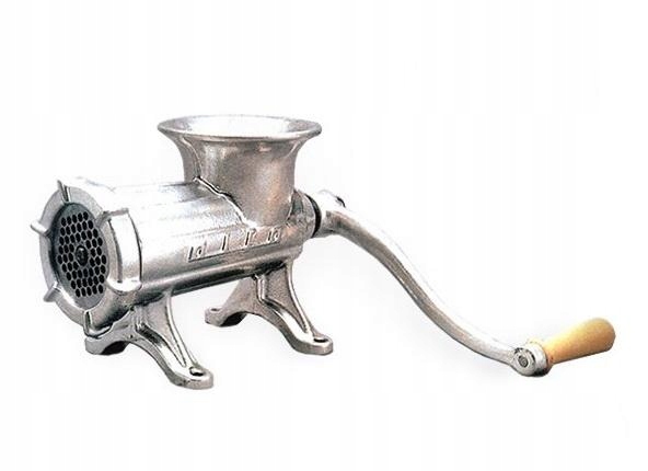 ALFA 22 POLSKA MASZYNKA DO MIĘSA GRATIS SITKO NÓŻ WYSOKI STANDARD ŻELIWNA