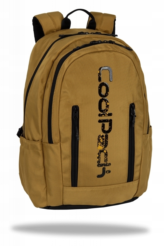 Plecak szkolny CoolPack Impact Pro Mustard kieszeń laptop młodzieżowy