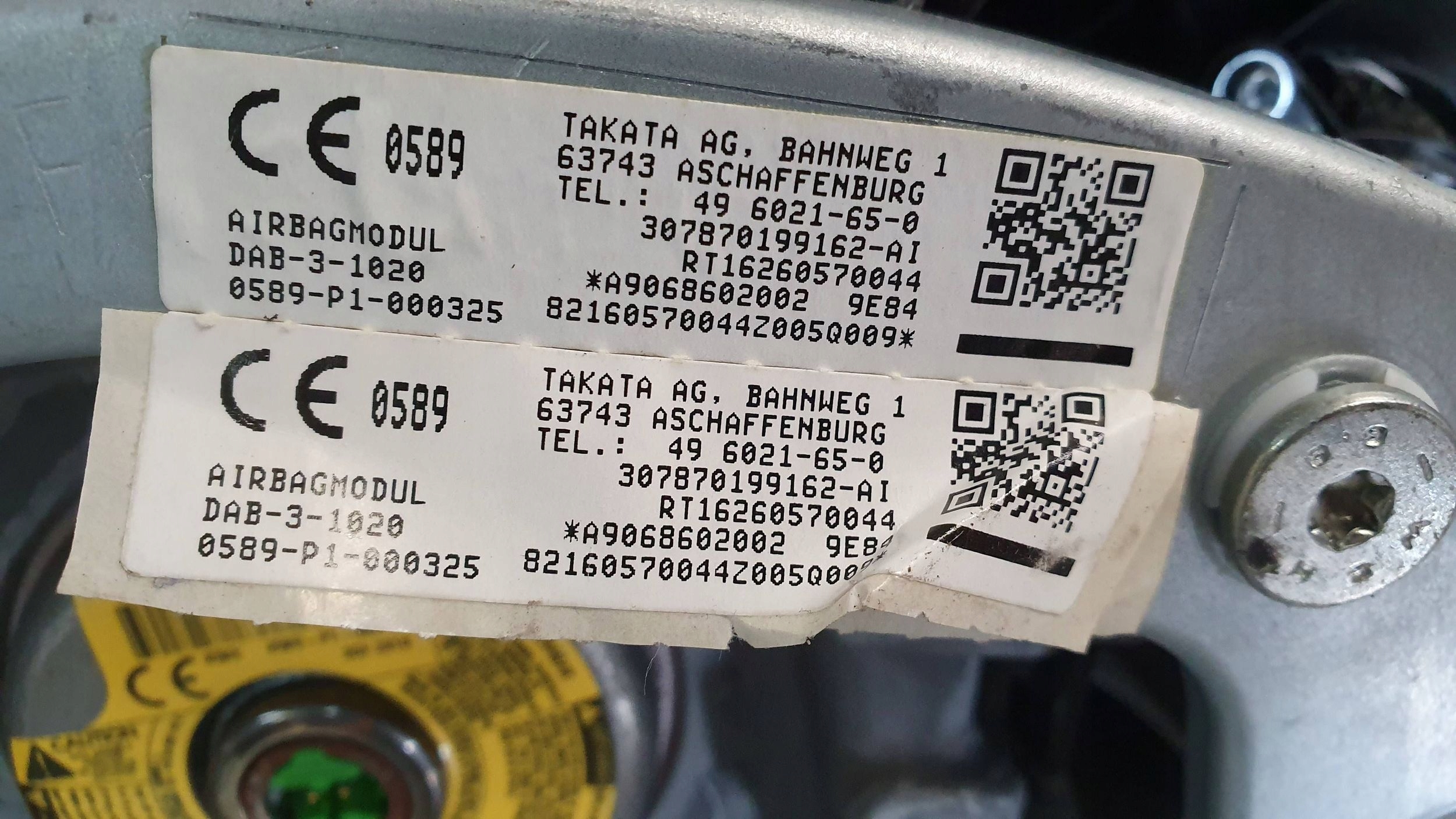 Airbag Deckel AIRBAG MERCEDES SPRINTER W906 LIFT MULTIFUNKCJA 13
