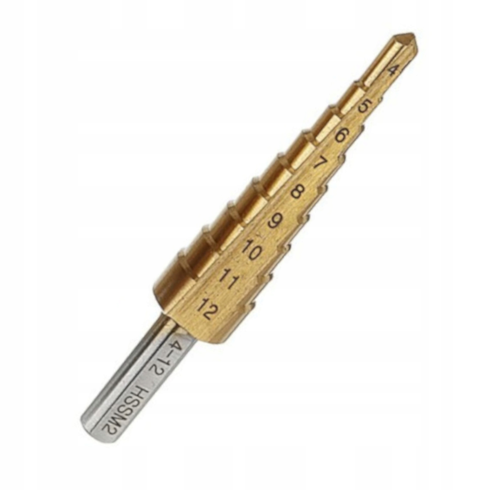 

Wiertło Stopniowe Stożkowe HSS4241 Zakres 4-12 mm