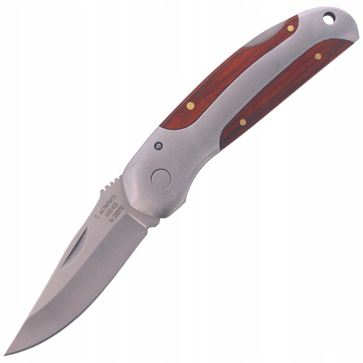 Nóż Herbertz Solingen Pakka Wood Stainless Satin