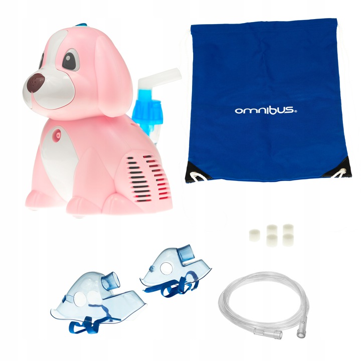 

Inhalator tłokowy dla dzieci Puppy Omnibus Cichy