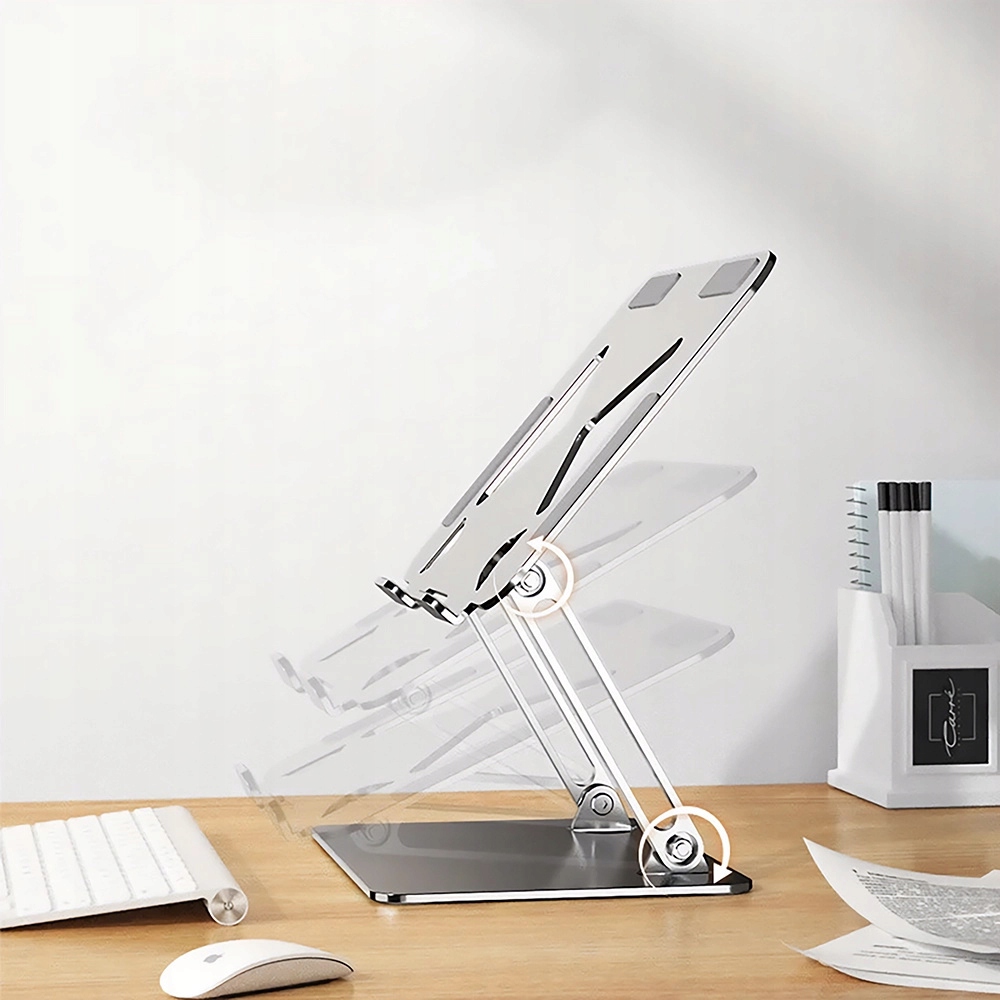SOUNDANCE Podstawka Laptopa Obracana Ergonomiczna Regulowana Czarna — miniatura 12
