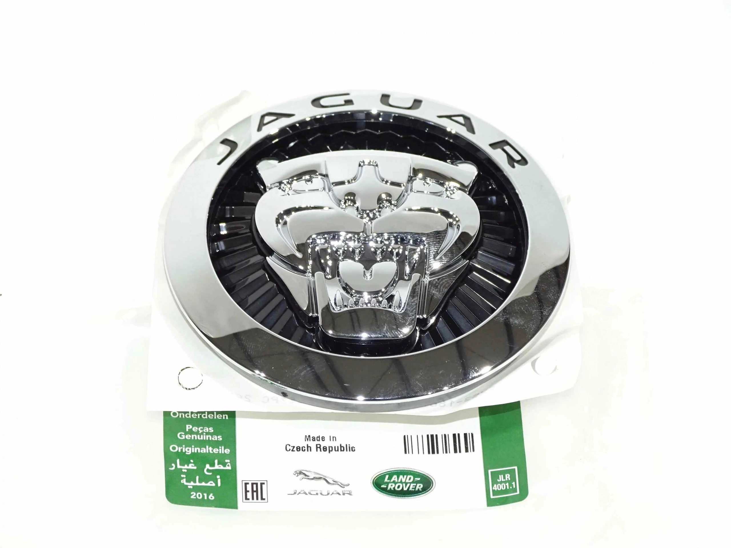 Nowy emblemat logo znaczek Jaguar F-type czarny 85 mm T2R6934