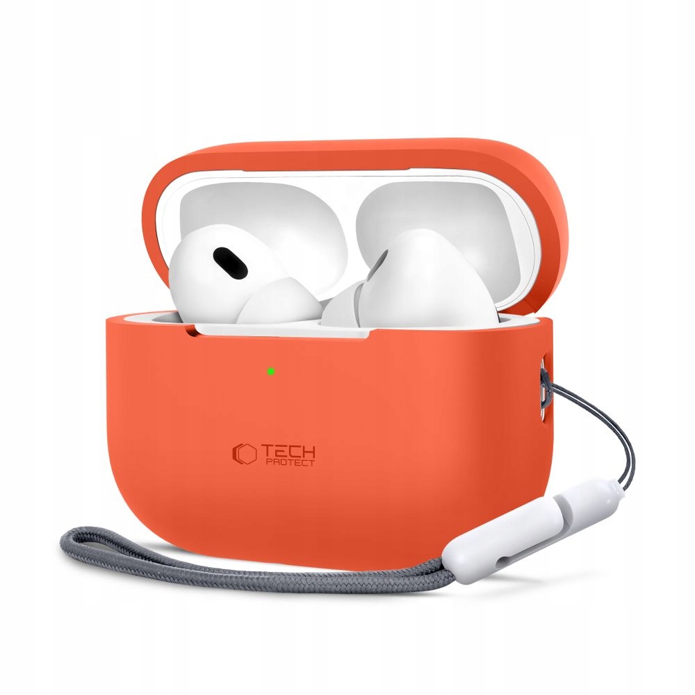 Tech- Protect Silicone Apple AirPods Pro 1 2 Neon Orange Tech- Protect
