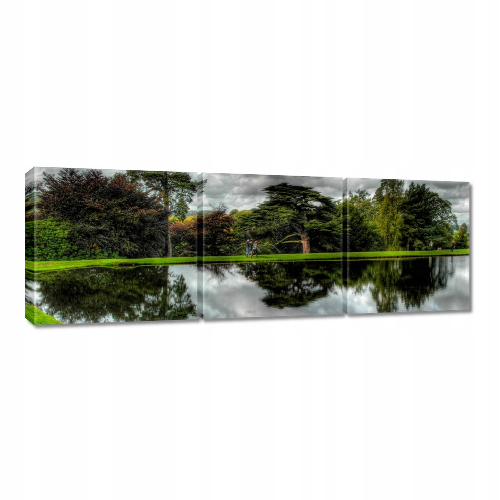 

Obrazy 60x20 Niebo odbite w tafli wody