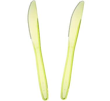 

Noże jednorazowe zielone 18 cm 24 szt