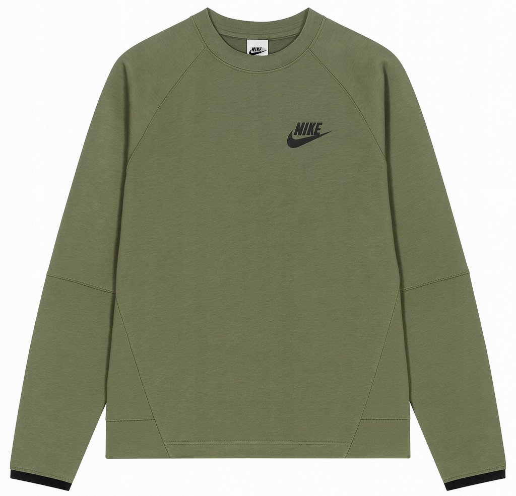 Sportovní Mikina pánská khaki Nike zelená Crewneck DD5257-222 vel. S
