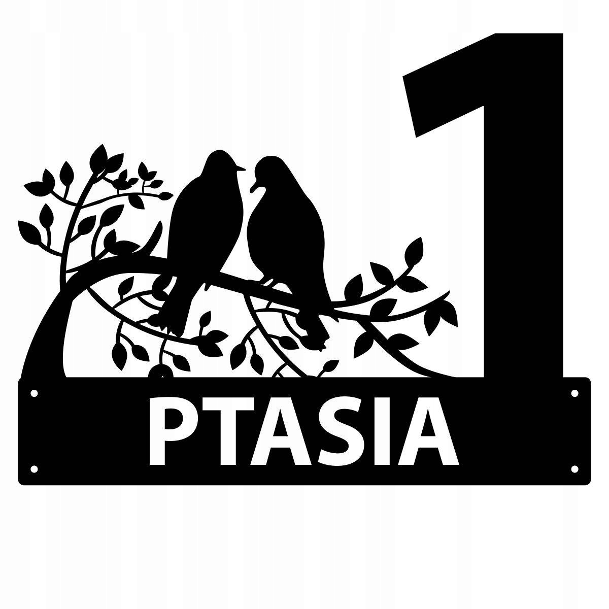 Číslo Na Dom 80 cm Tabuľa Adresa Ocel 2 mm ul. Ptasia