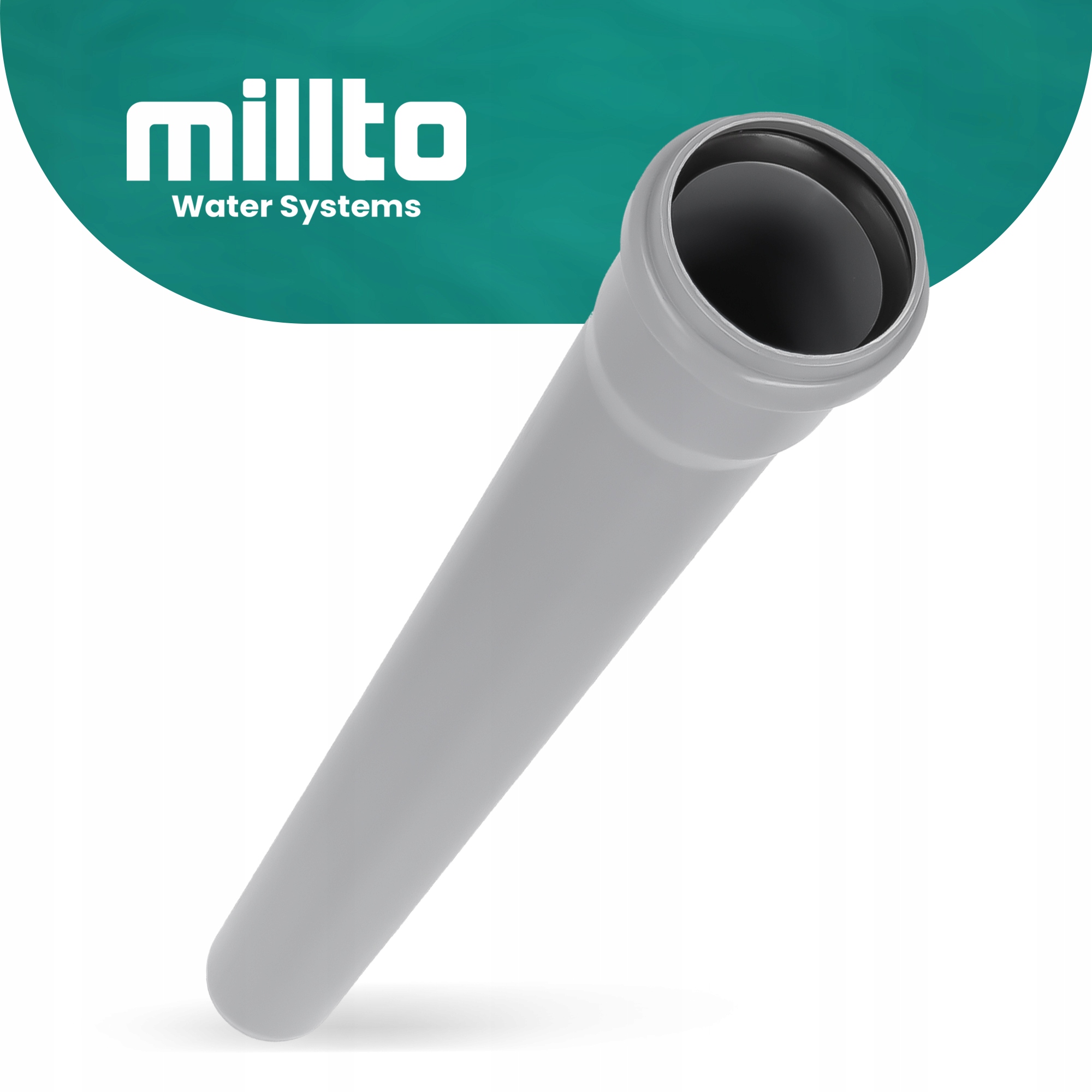 RURA KANALIZACYJNA 50x500 MM PCV PP ODPŁYWOWA WODY WEWNĘTRZNA KANALIZACJA Długość 0.5 m