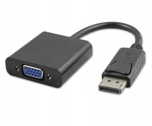 Displayport na vga męski / żeński długość 15cm