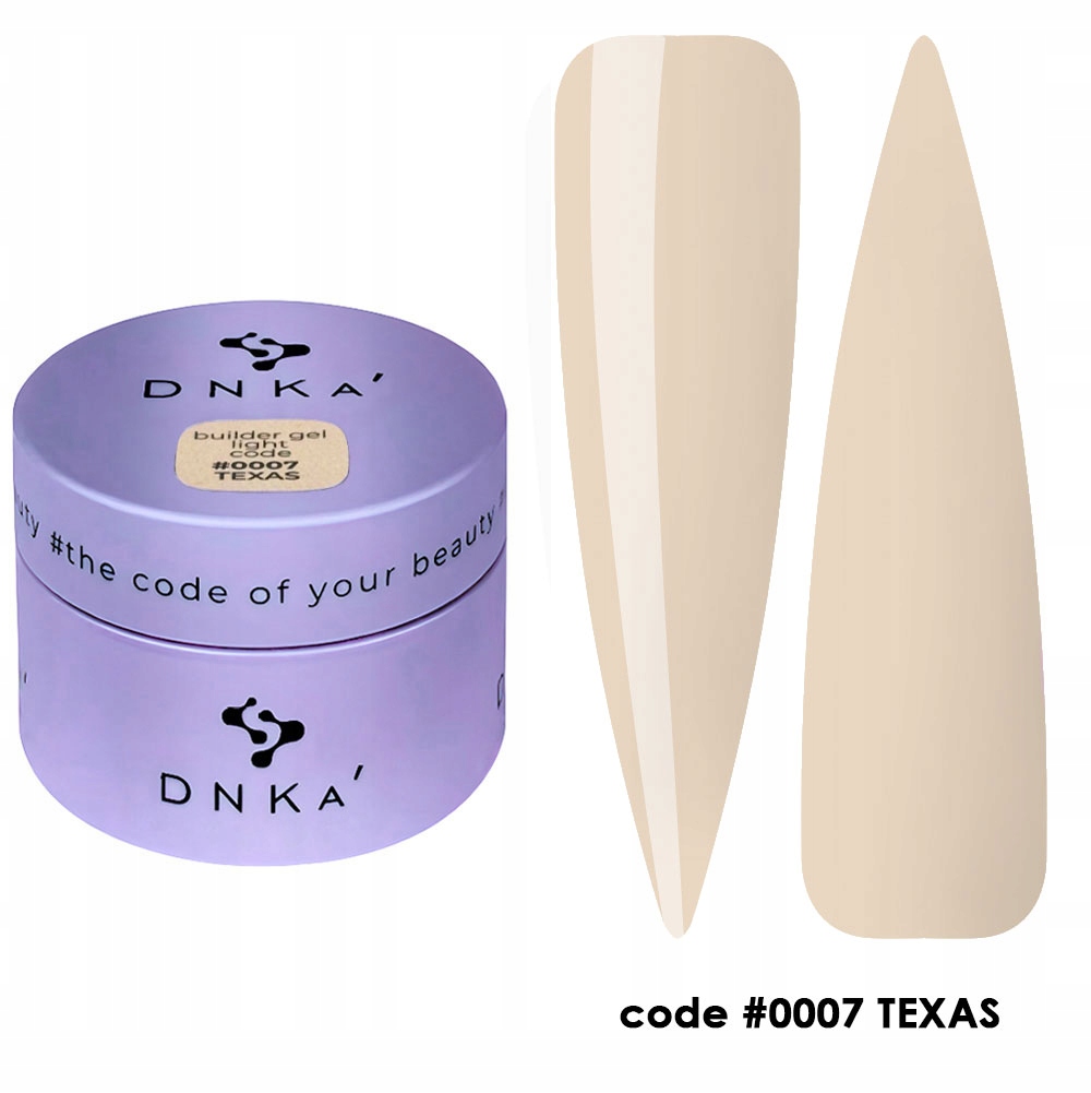 Gel na nehty Dnka Builder Gel Light 30 ml #0007 Texas