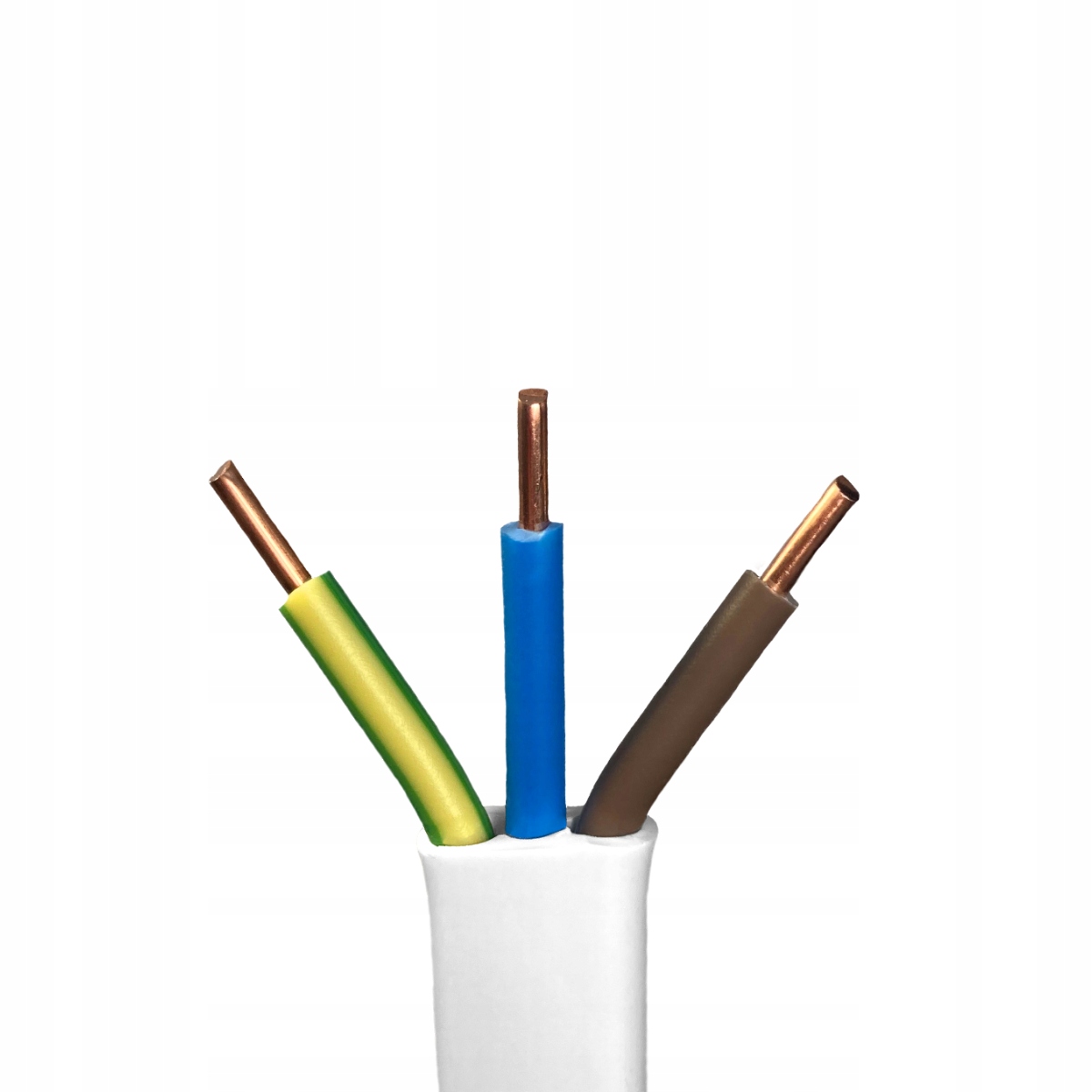 Przewód drut płaski YDYp 3x2,5 50 mb