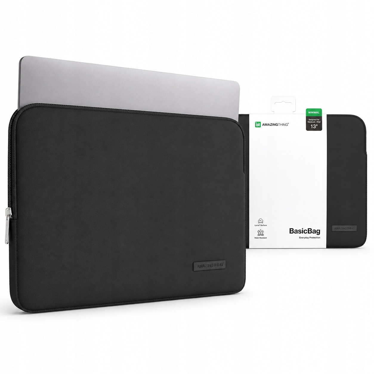 Taška na notebook Amazingthing Minimal BasicBag pro MacBook Neo 13" černá