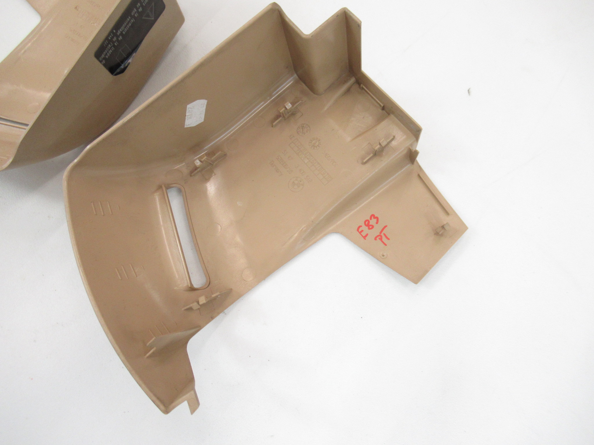 cover upper supports rear part left right BMW e83 X3