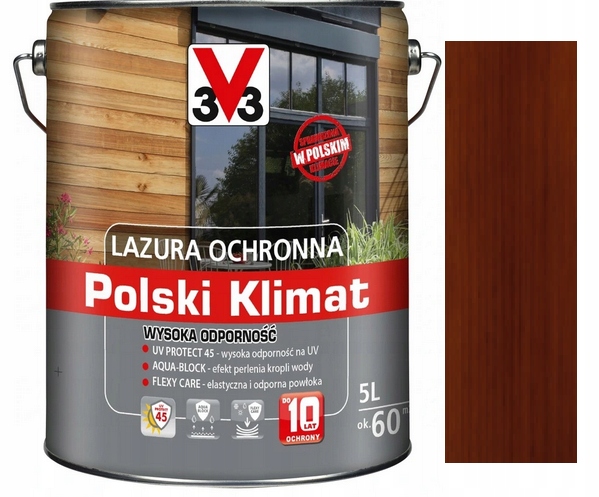 

Lazura V33 Polski Klimat 10 Lat Sosna Oregońska 5L