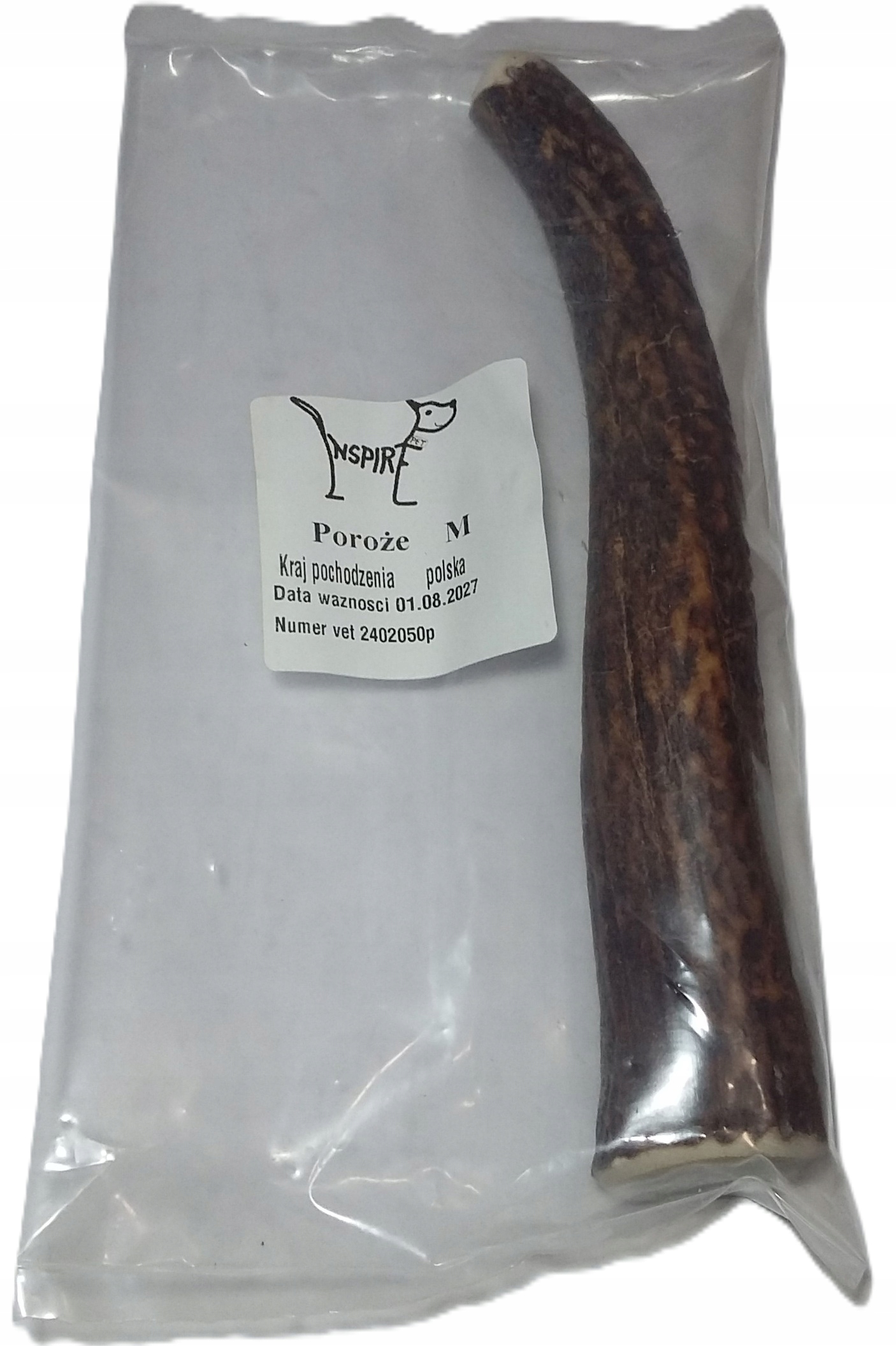 Levně Kousátko z jeleního paroží M cca 155 g Vynikající přírodní kousátko pro velkého psa