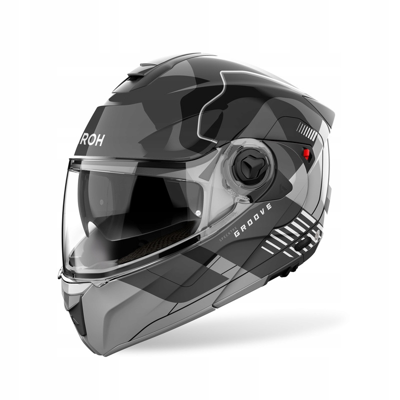 Motocyklová Čeľusťová Prilba Airoh Specktre Groove Grey Gloss S