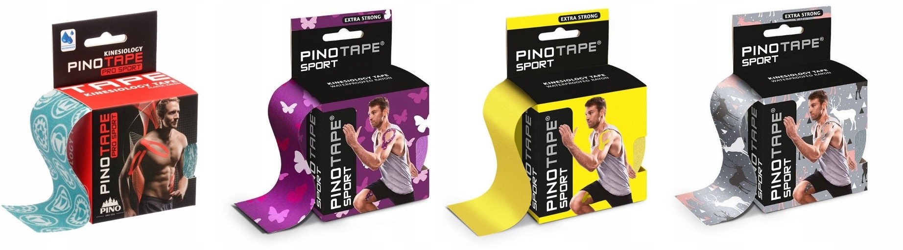 

Taśma do tapingu Pino Tape zestaw 4 taśm
