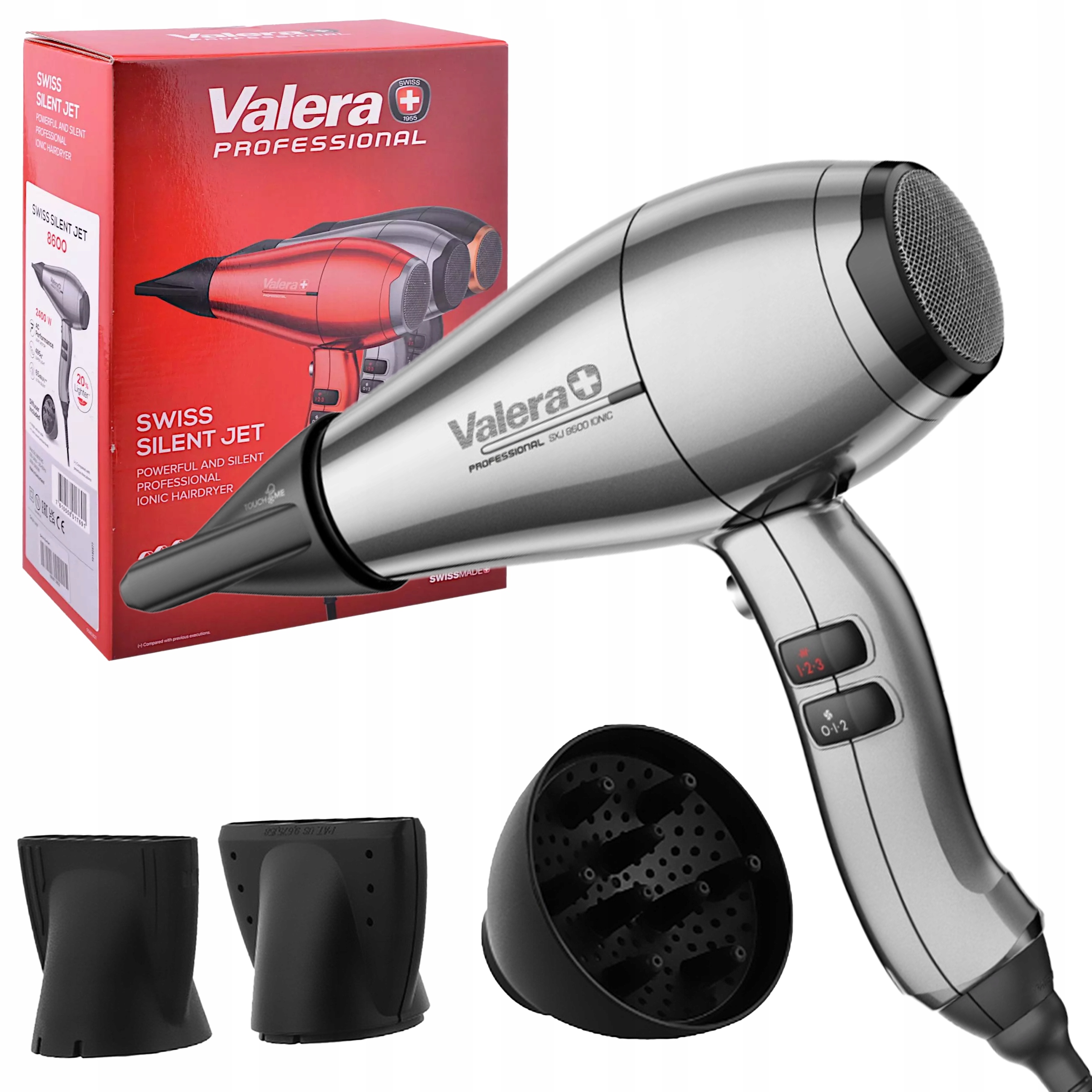 Valera Suszarka Swiss Silent 8600 Rc 2400W Dyfuzor
