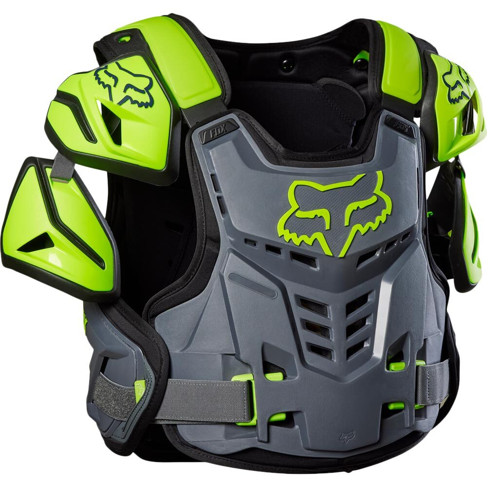 Fox Šedý buzer cross motocross enduro Raptor S M S/m