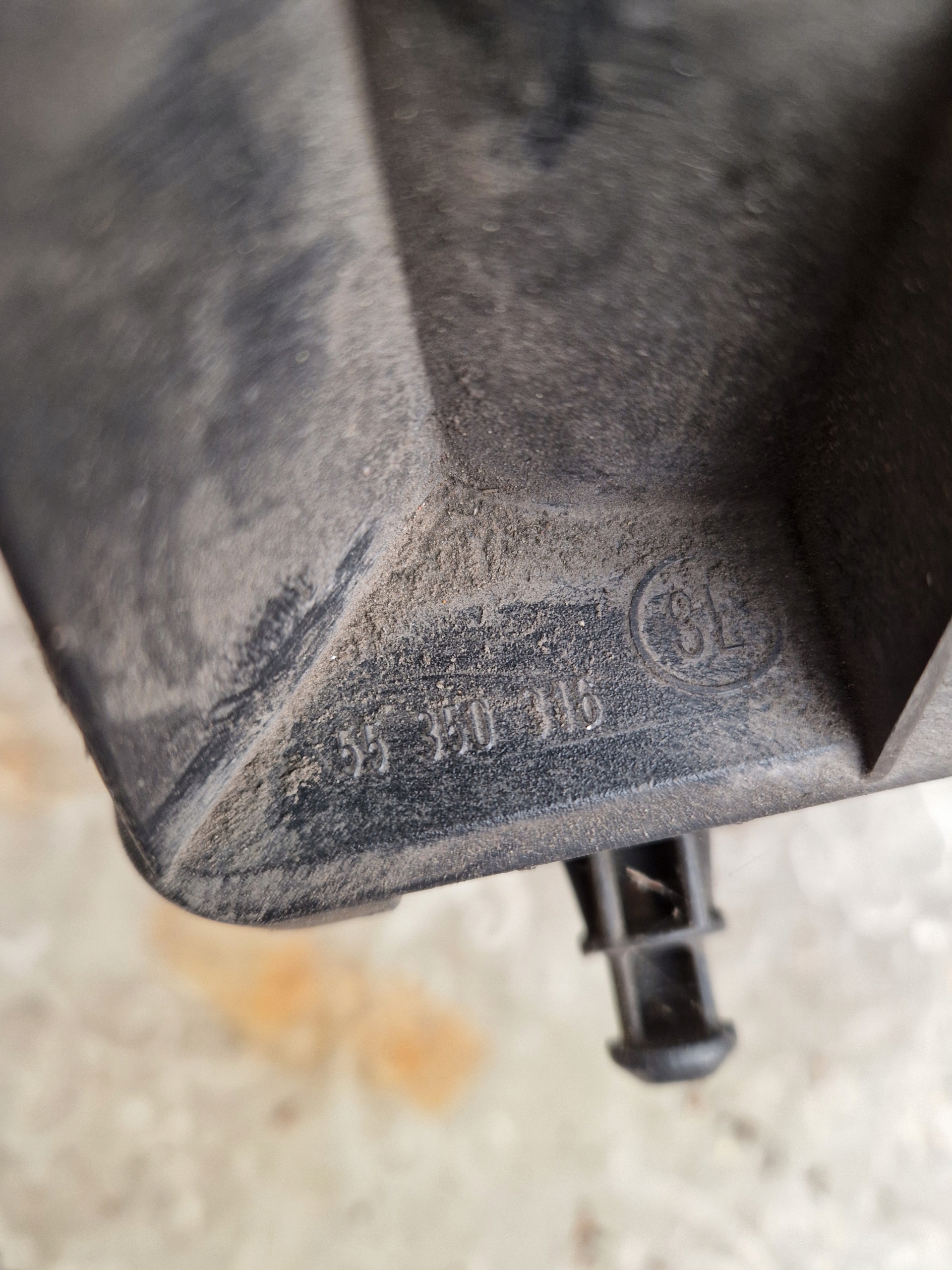 Gehäuse filter luft Opel 55350316