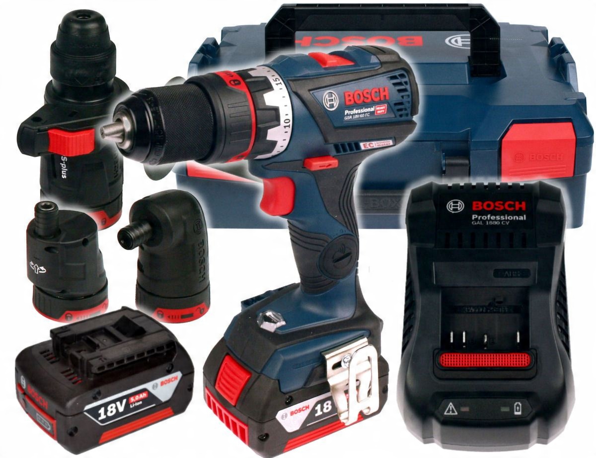

Wkrętarka 5w1 Gsr 18V-60 Fc Bosch 2x5,0Ah L-boxx