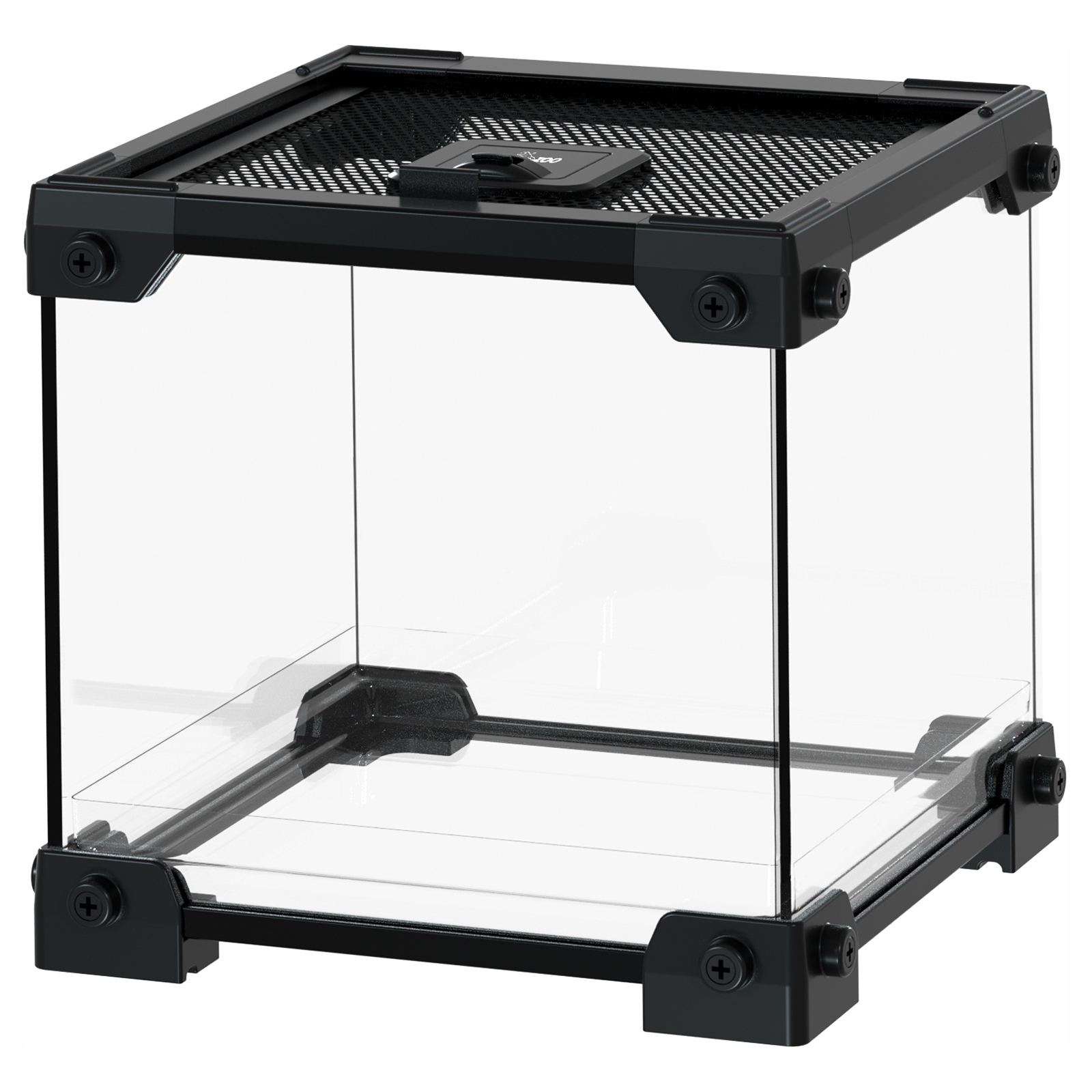 Levně Repti-zoo Skleněné Terárium Se Síťkou NAK02B 20X20X20 CM