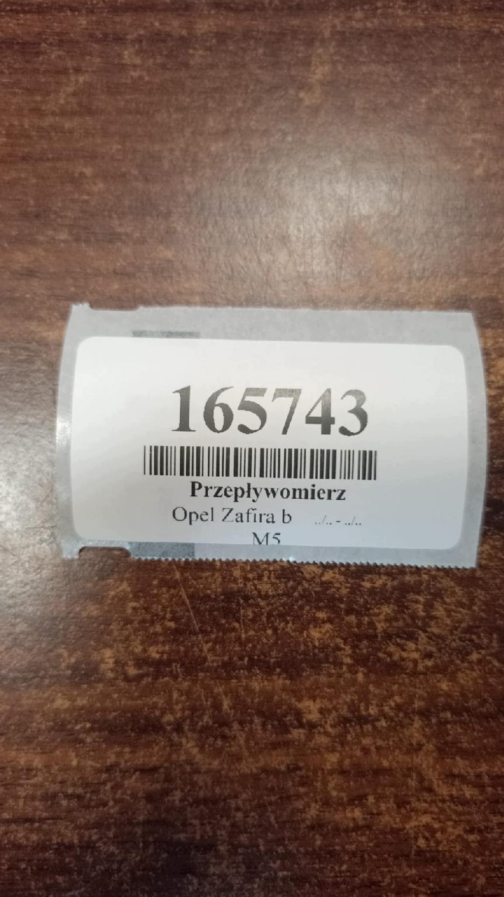 OPEL ZAFIRA B 1.9 D flow meter 0281002618