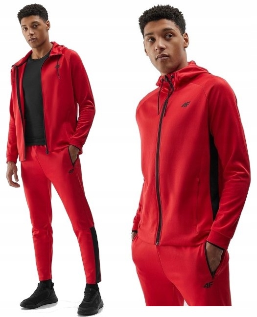 4F Pánská Mikina mikina s kapucí s kapucí Rychleschnoucí TFSWM393 XXL