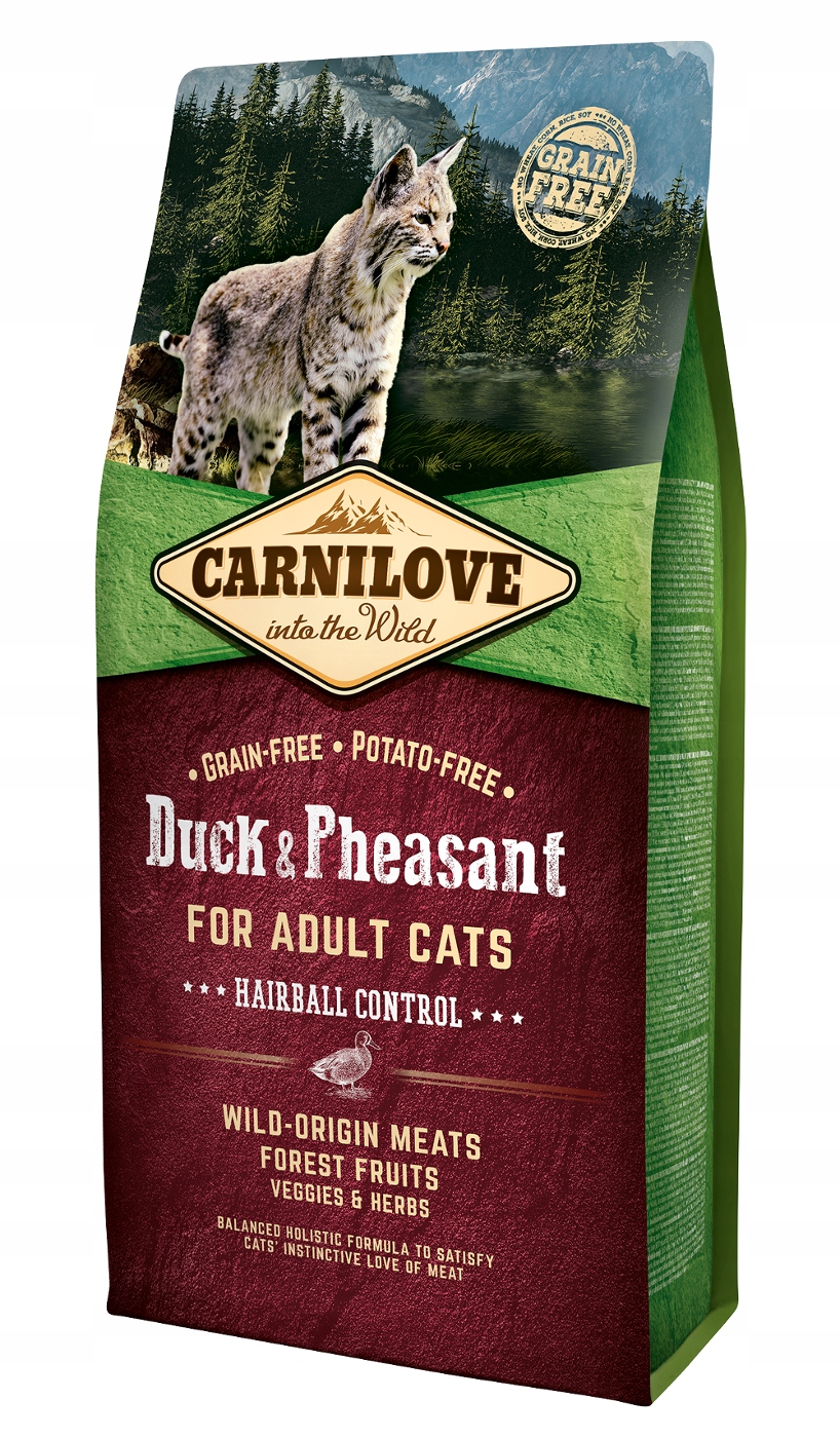 Levně Carnilove Suché krmivo pro psy kontrola chlupů kachna bažant 6 kg