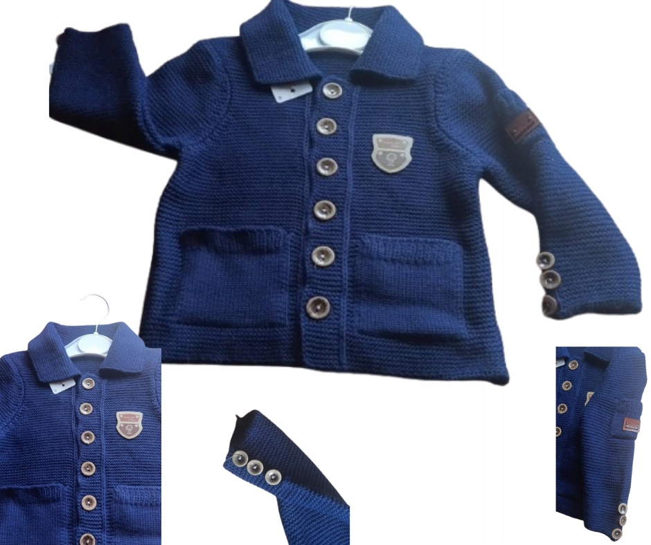 Sweter Sweterek dla chłopca 80-86 ciepły