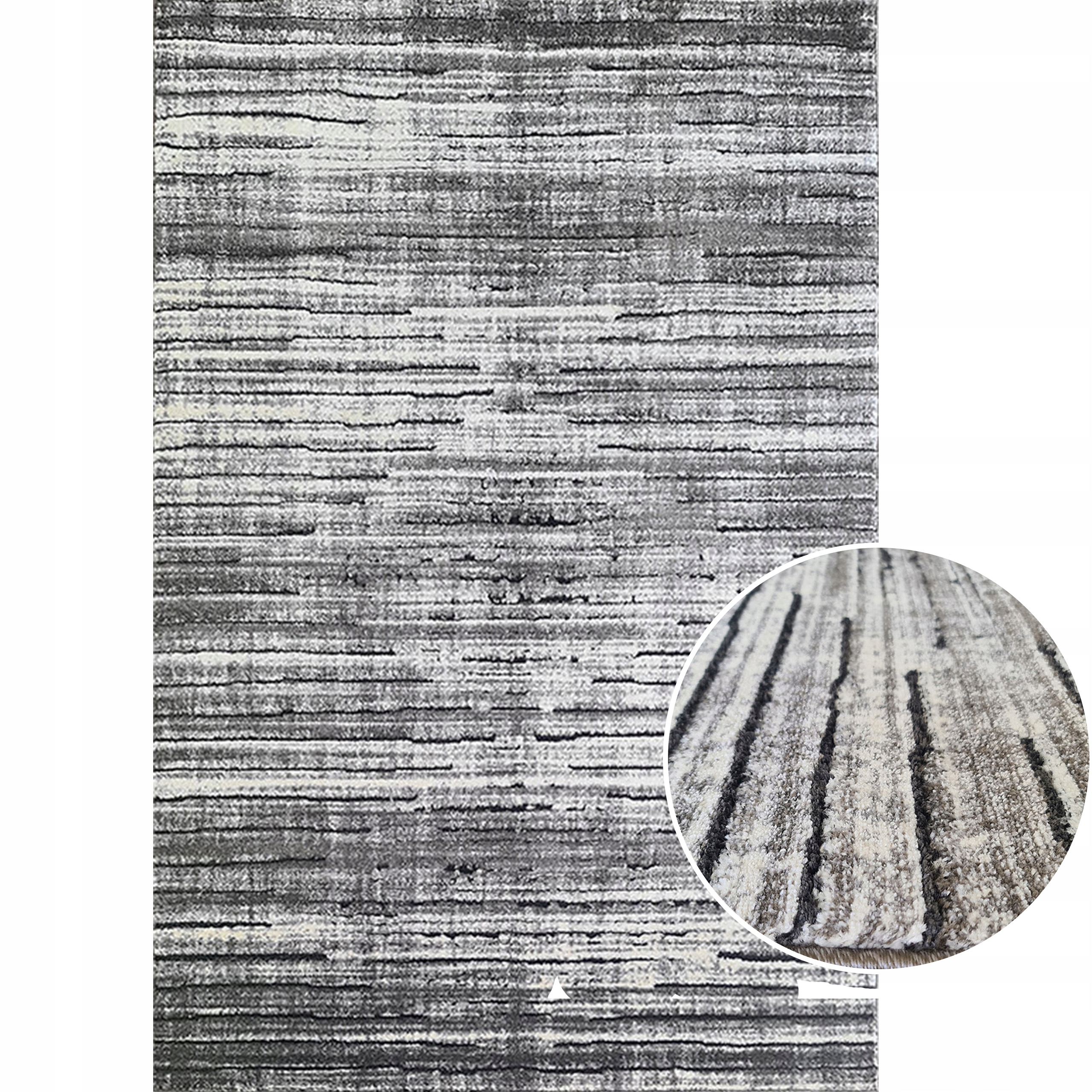 Funkcjonalny Modny Dywan szary 200x390