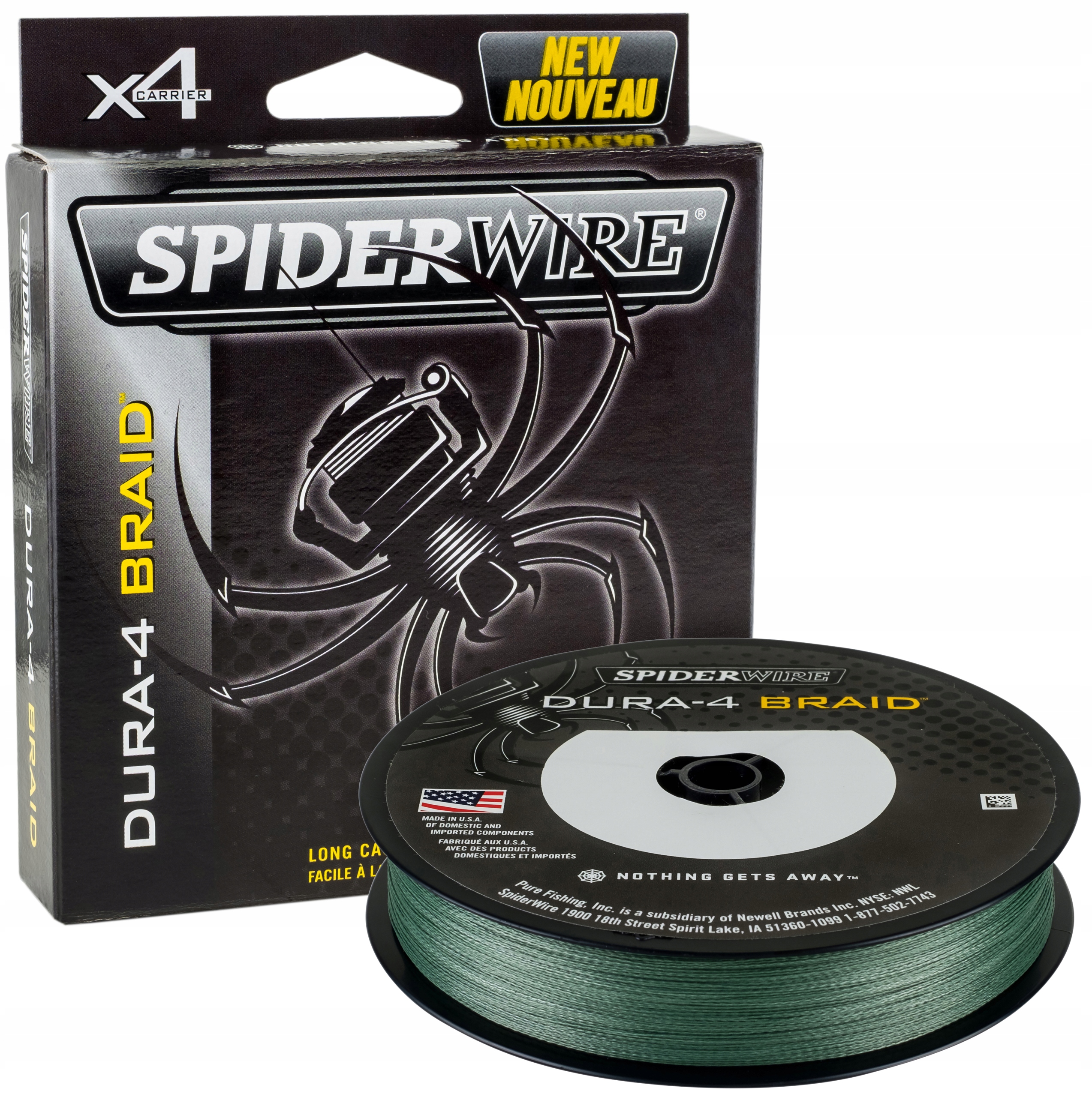 Plecionka SpiderWire Dura4 Braid 0,14mm 8kg 300m 4-splotowa Zielona