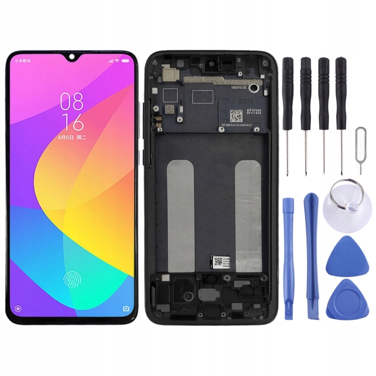 Original LCD Screen for Xiaomi Mi CC9 Digitizer Full Assembly with Black