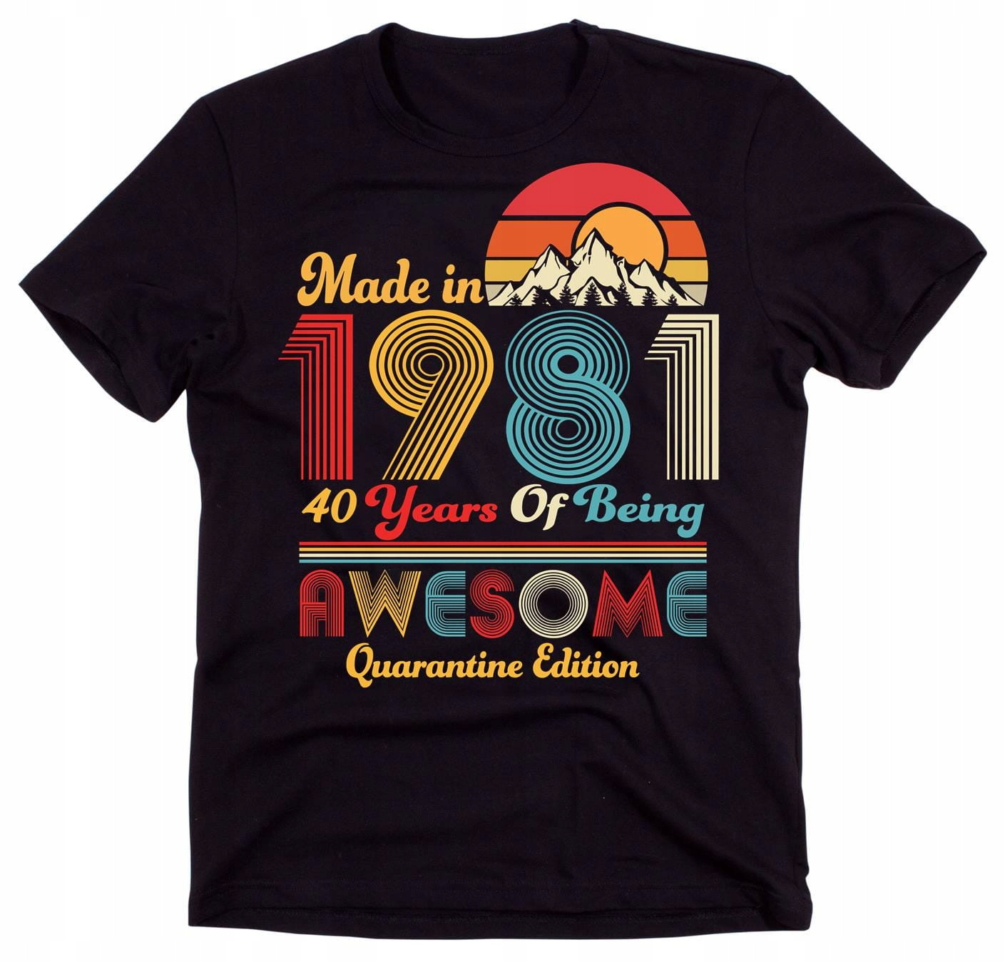 

T-shirt koszulka na 40-te urodziny roz S