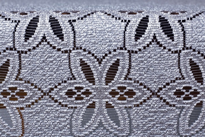 

Obrus prostokątny szary żakardowy 130x180 180x130