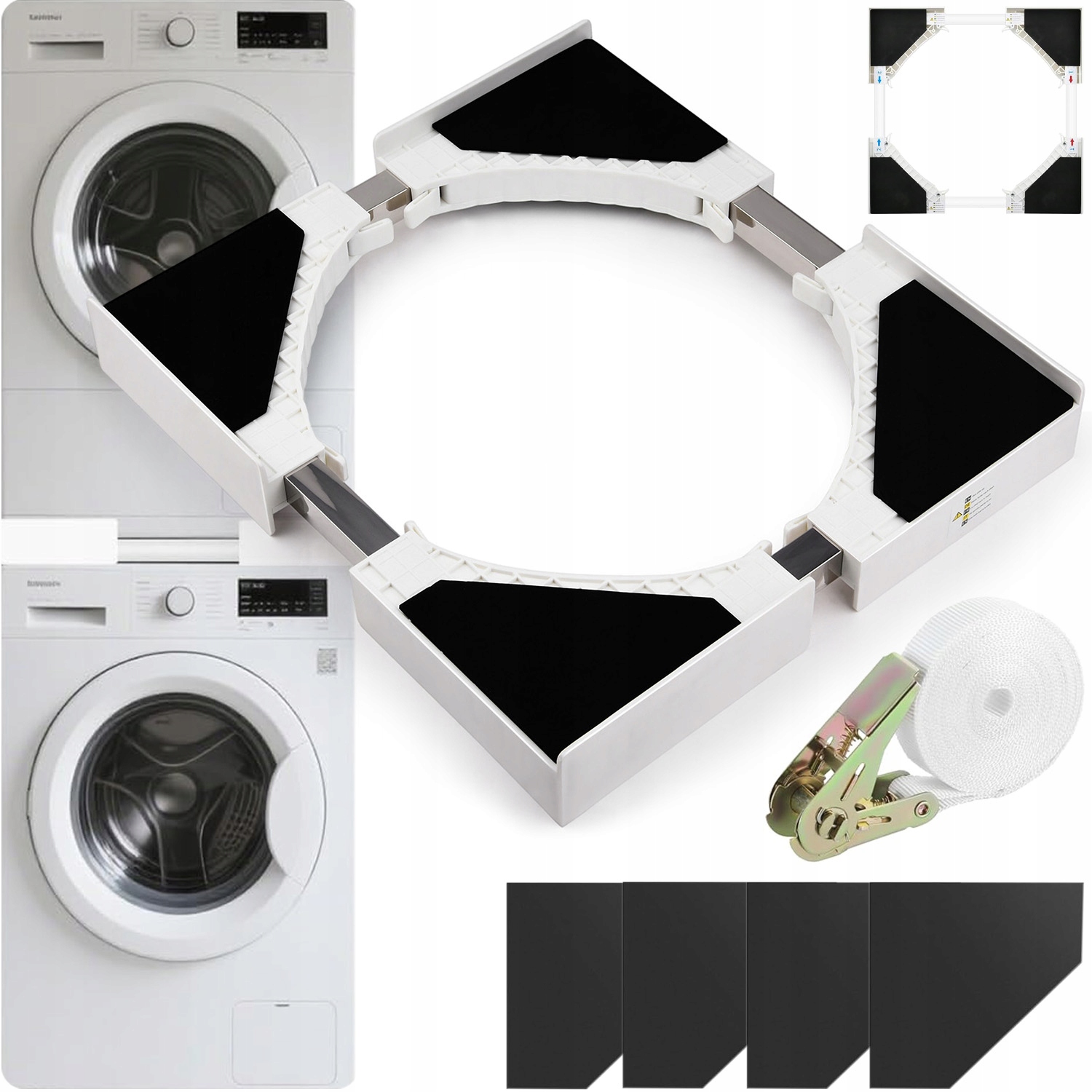 Łącznik Pralki Z Suszarką Uniwersalna Rama Pośrednia 46 Do 66CM