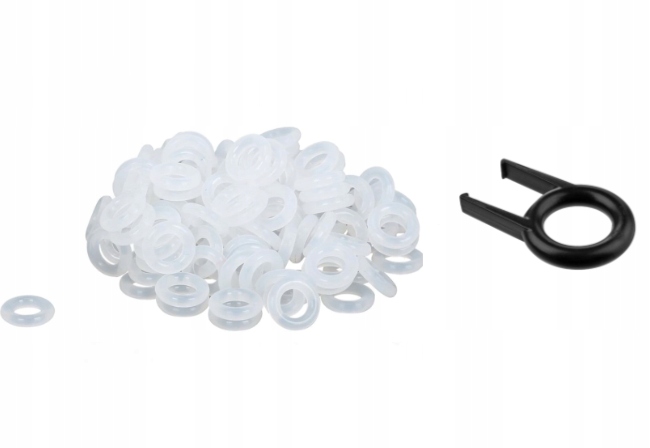 O-RING WYCISZENIE KLAWIATURY + KEYPULLER Keycaps Czarny
