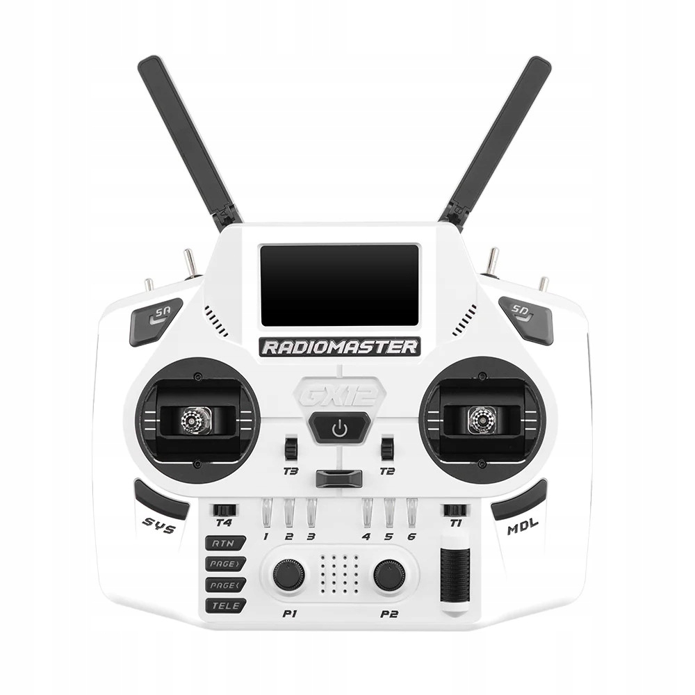 RadioMaster GX12 Crush Edition vysílač Elrs 2.4GHz 900MHz M2 bílý