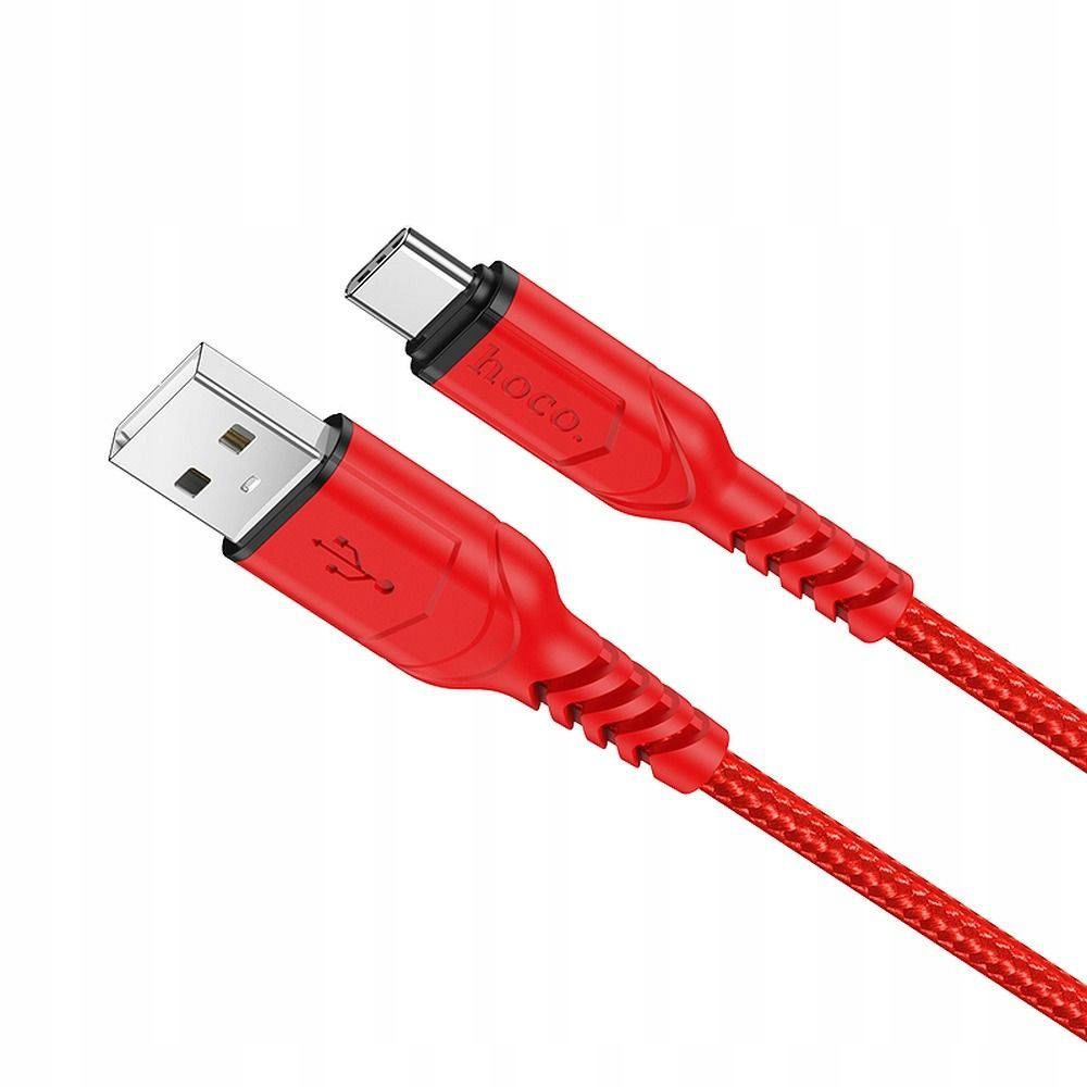 Hoco Kabel Usb Do Typ C 3A Victory X59 1 M Czerwony