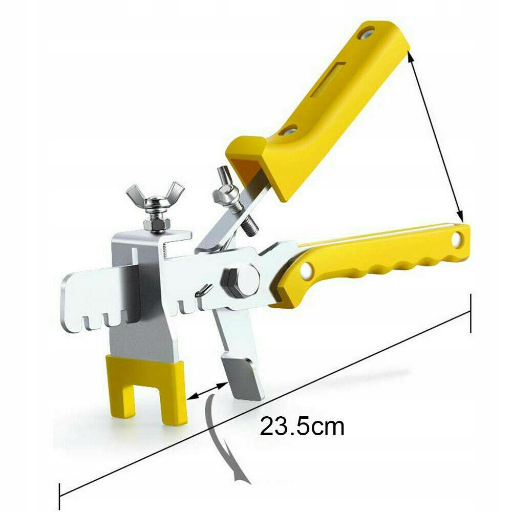 DUŻY ZESTAW 500 KLIPSÓW 2,0mm 100 KLINÓW SZCZYPCE SYSTEM POZIOMOWANIA Stan opakowania oryginalne