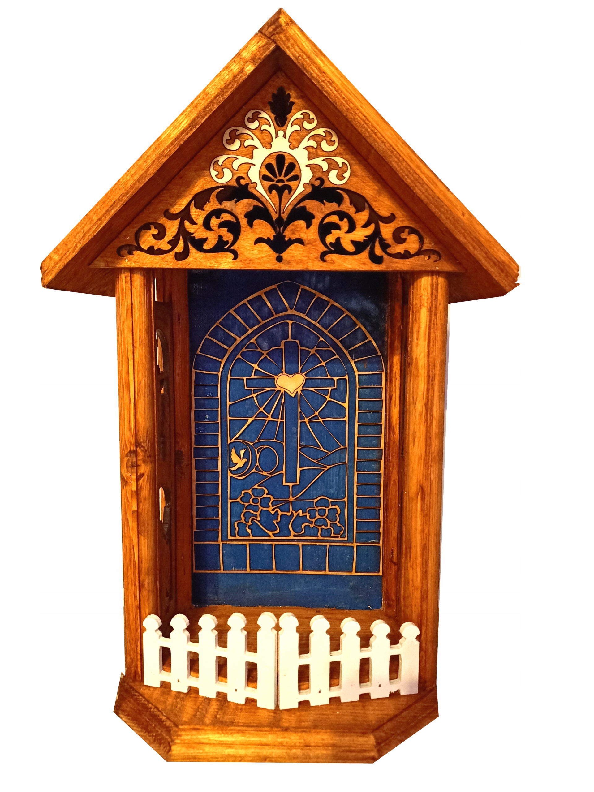 Velká zahradní kaplička, dřevěný motiv, 3 dárek