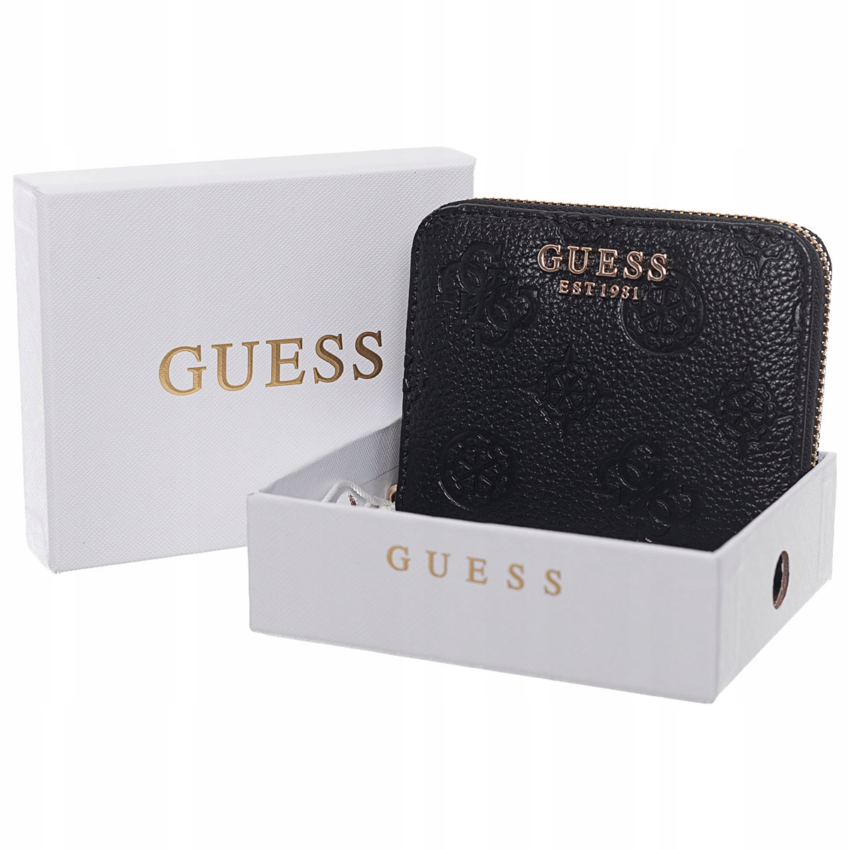 Guess Dámská Peněženka Cresidia II Slg Small Zip Černá