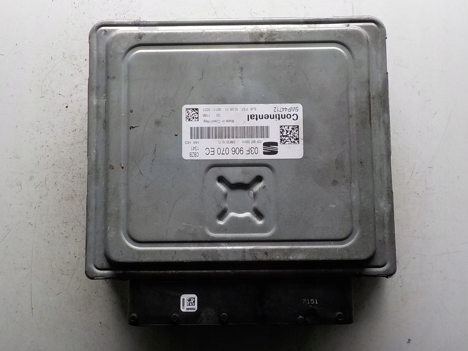 VW SEAT Computer Bedienteil 03F906070EC 5WP44712