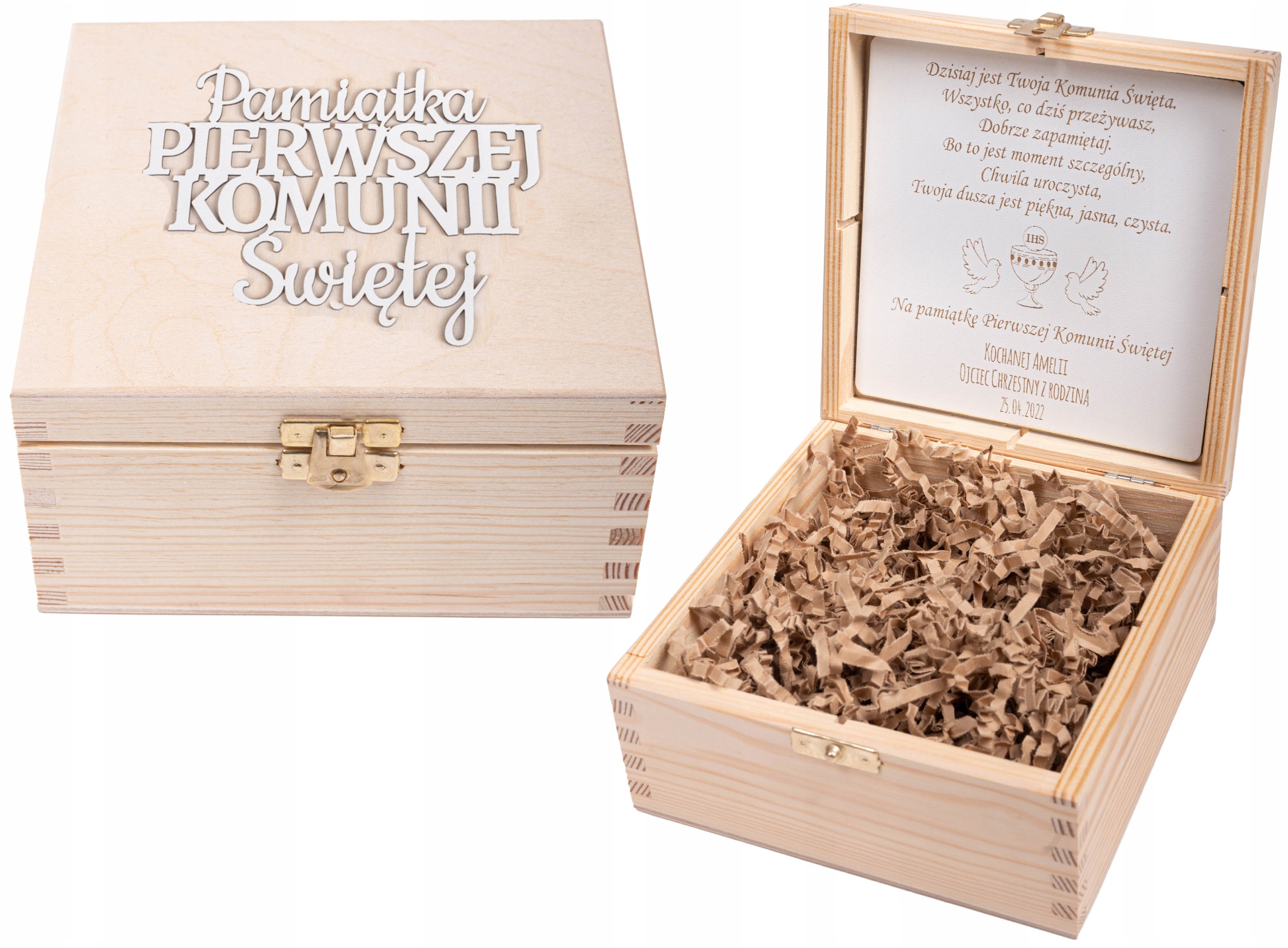 

Pudełko Komunijne Pamiątka Komunia Święta