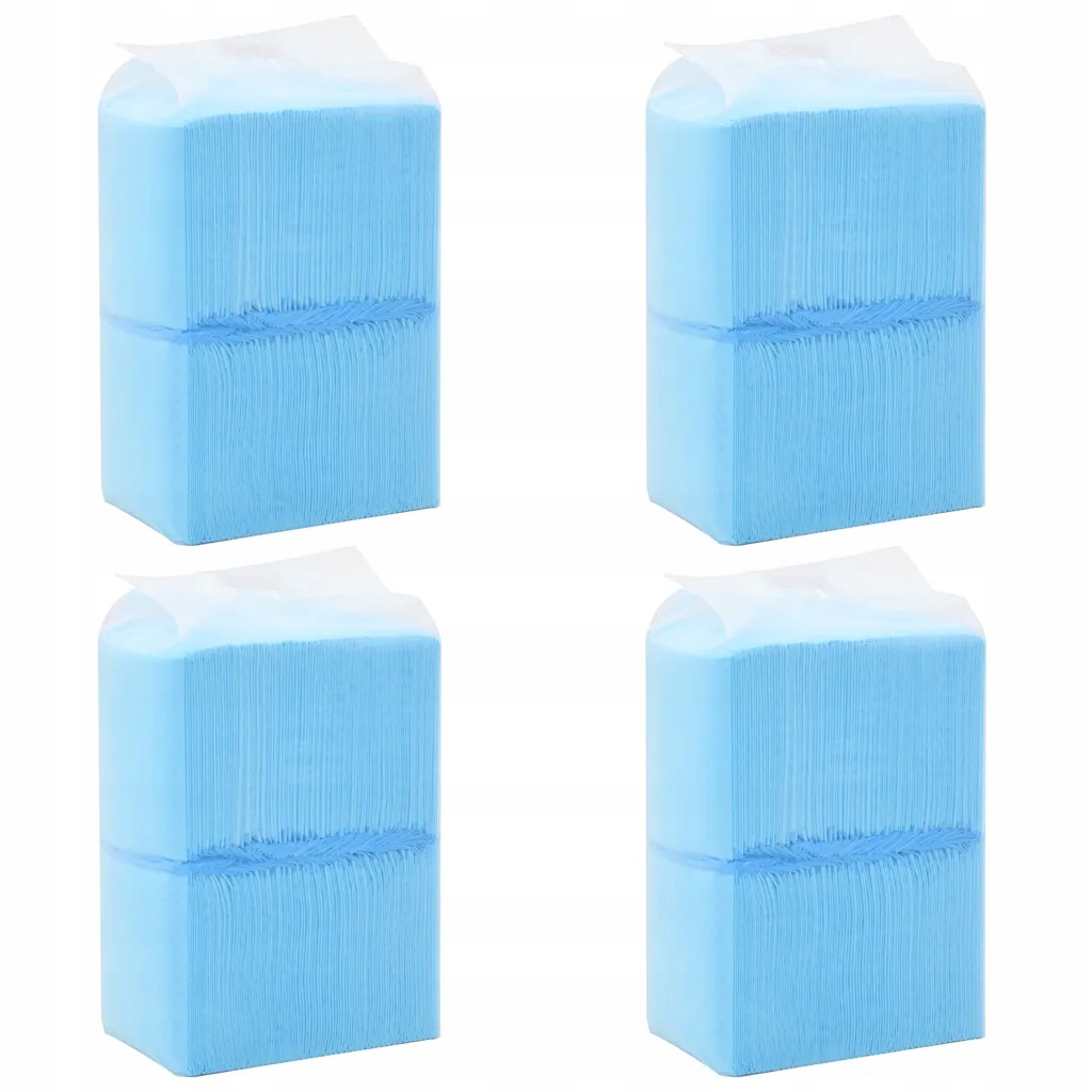 Hygienické podložky pro štěňata 4-vrstvé 45x33 cm modro-bílé