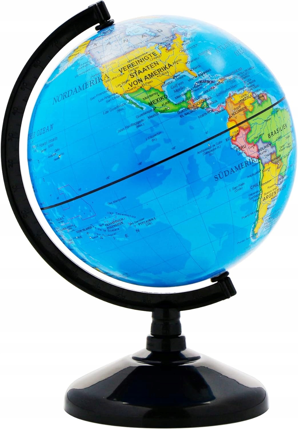 Globus edukacyjny Exerz polityczno-fizyczny średnica 14 cm MAPA NIEMIECKA