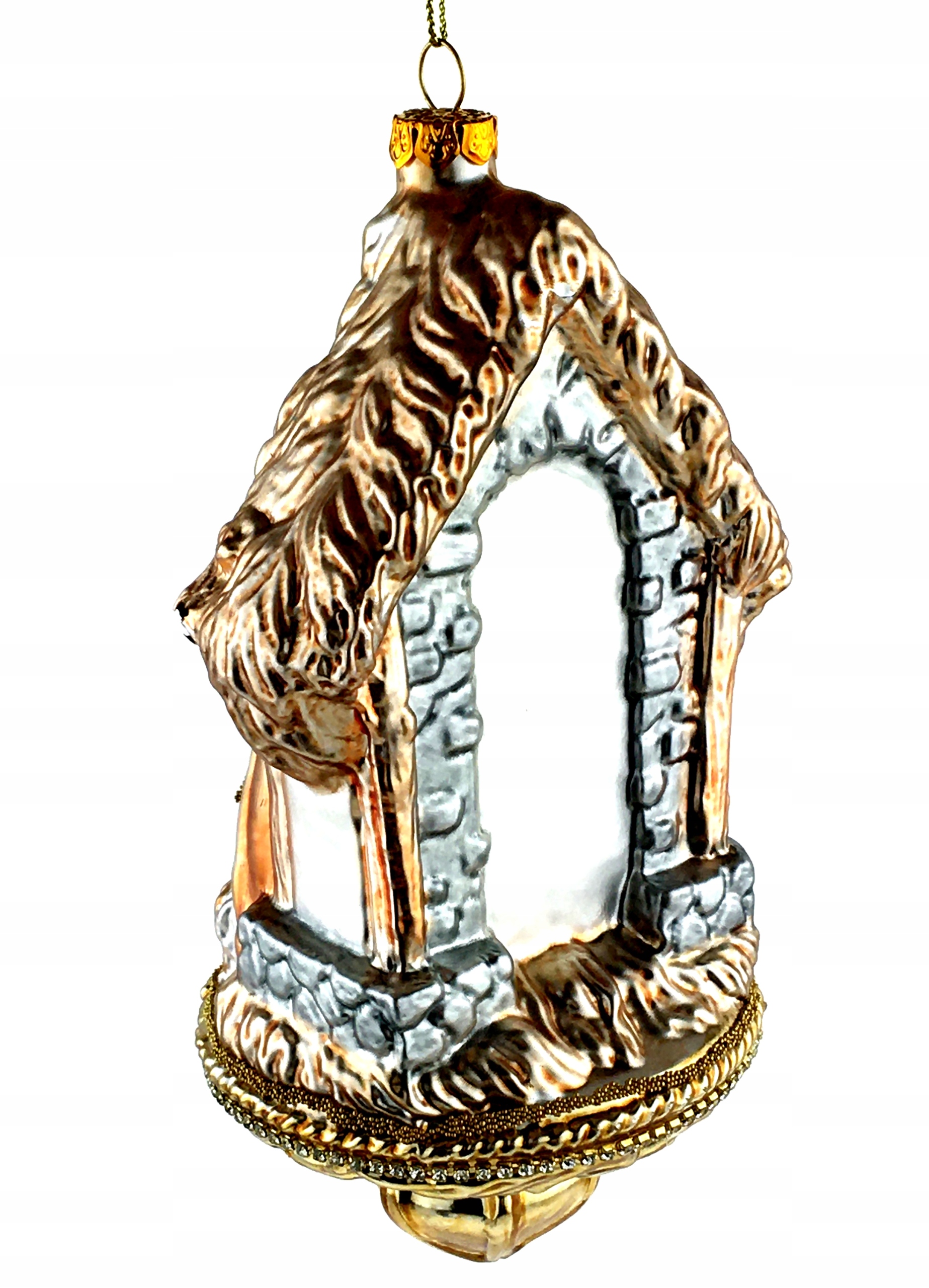 ŚWIĘTA RODZINA SZOPKA 17,5 cm BOMBKA SZKLANA KSZTAŁTKA PREMIUM GOODWIL Motyw postać