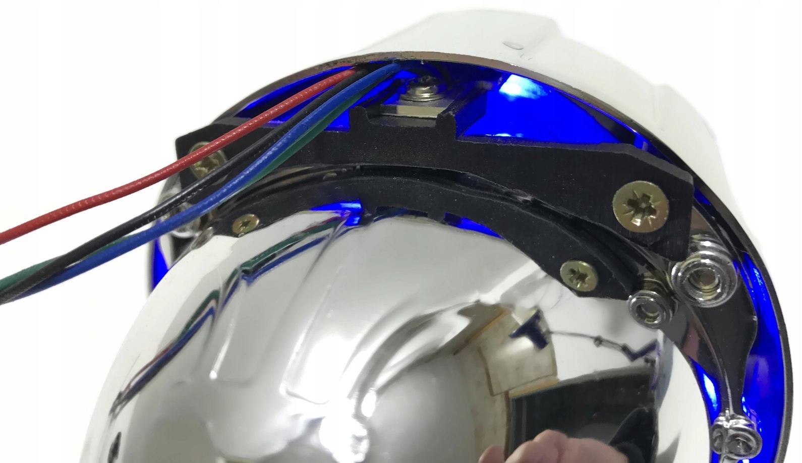 RGB LED DEVIL RAT EYES PODŚWIETLENIE SOCZEWEK KPL Producent części bez marki